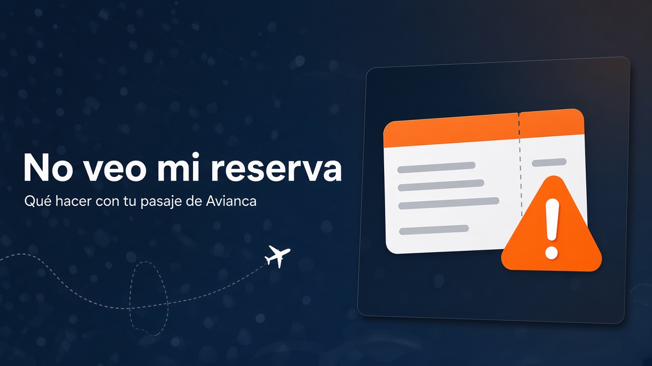 Portada: No puedo acceder a mi reserva de Avianca …