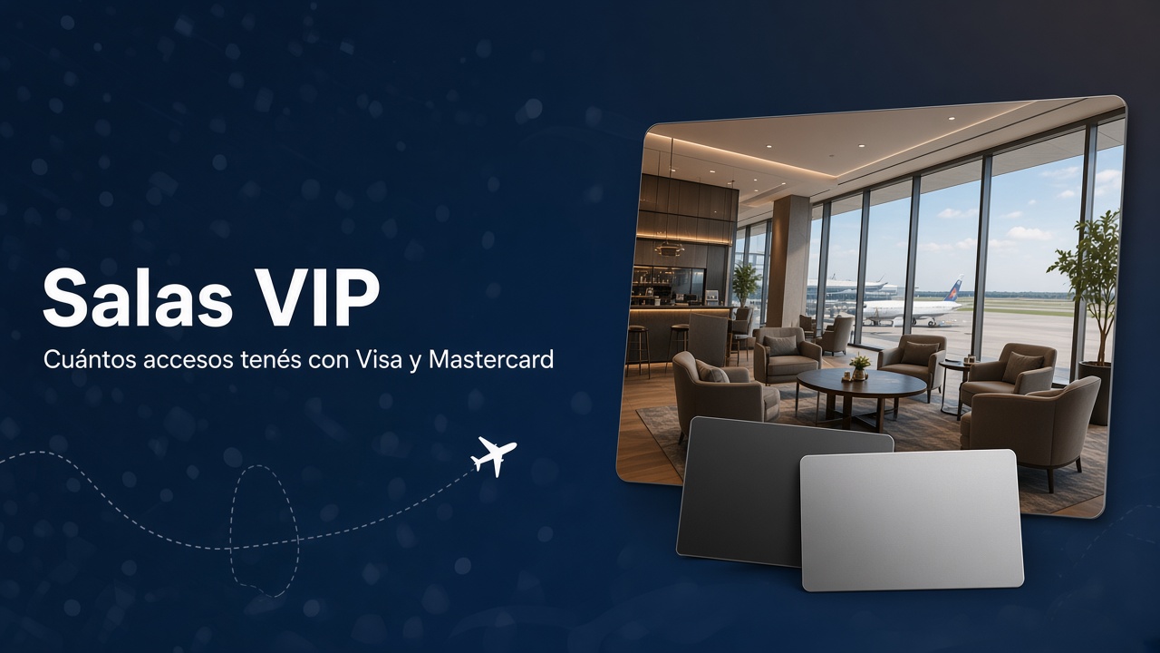 ¿Cómo se si tengo acceso al VIP de los aeropuertos? ¿Cuántos tengo? ¿A qué salas puedo acceder? Visa y Mastercard
