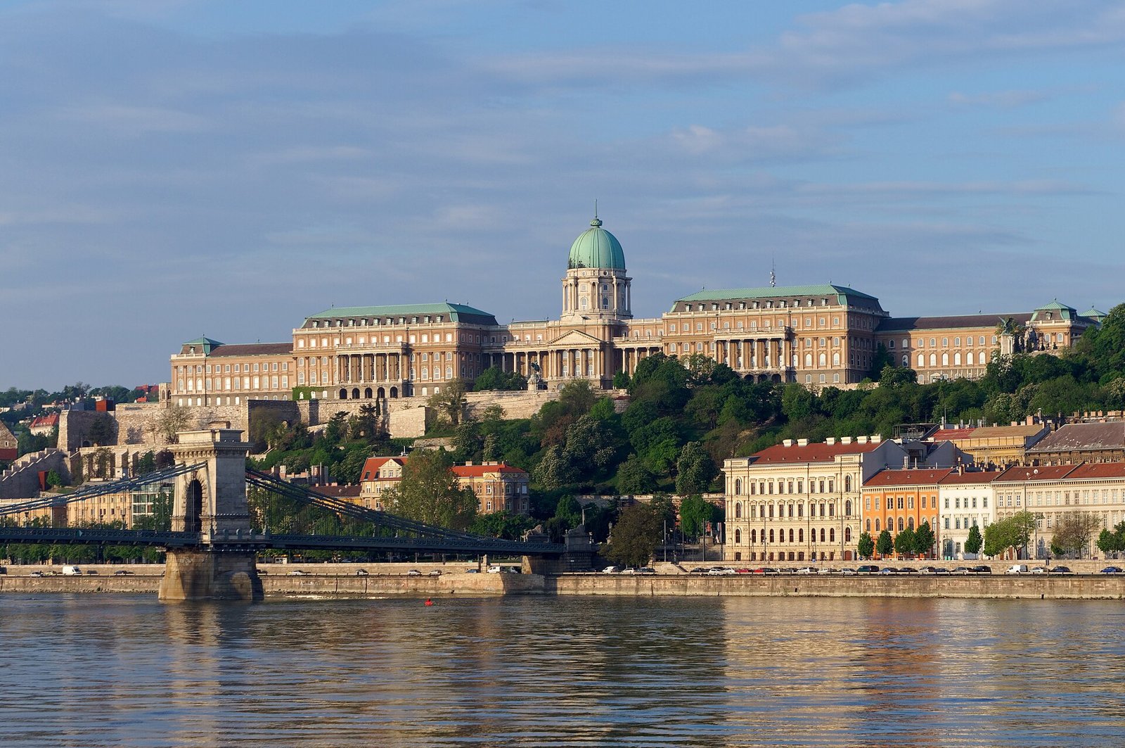 Castillo de Buda visto desde el Danubio