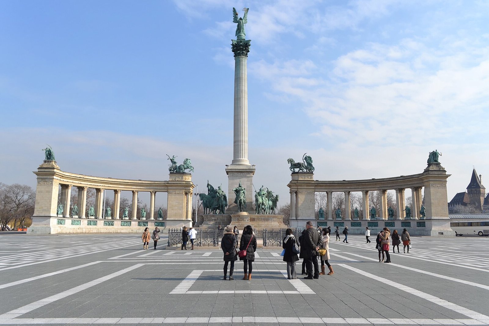 Plaza de los Héroes en Budapest